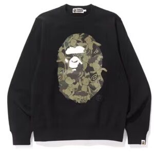 A bathing ape / bape x Bearbricks collab crew neck sweatshirt M